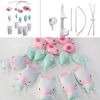 Pink Birds and White Cows Handmade Baby Crib Mobile Nursery Decor Musical Crib Mobile Boys Girls Baby Shower Gift