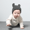 Gray Baby Cute Ear Striped Hat