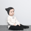 Gray Baby Cute Ear Striped Hat
